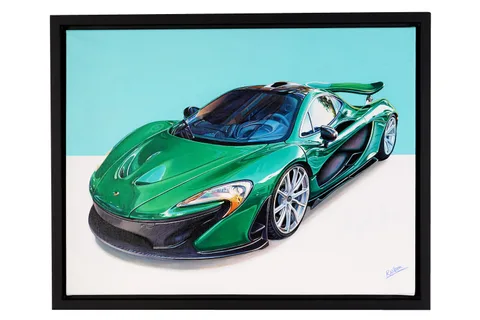 Roz Wilson, 2014 McLaren 01, oil on canvas
