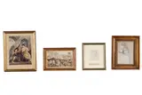 19th Century Continental School, Four figural and landscape studies
