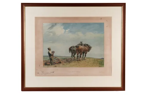 "Snaffles" Charles Johnson Payne, Enjoyin yerselves, aren't yer?, pencil signed to the margin and in plate