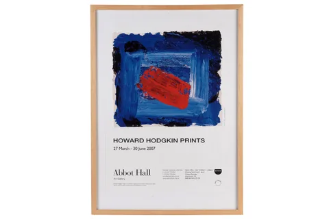 Howard Hodgkin, Howard Hodgkin Prints, Abbot Hall, offset lithograph poster