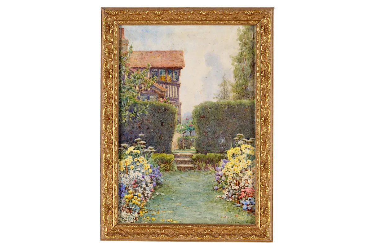 Arthur Rowe, The artist's house “Ravello”, Manor Road, Rusthall, watercolour
