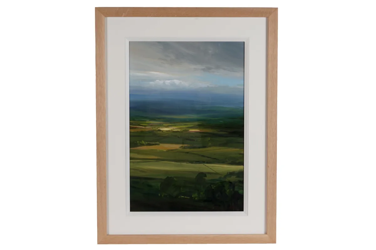 James Naughton, Bright Vale, oil on board