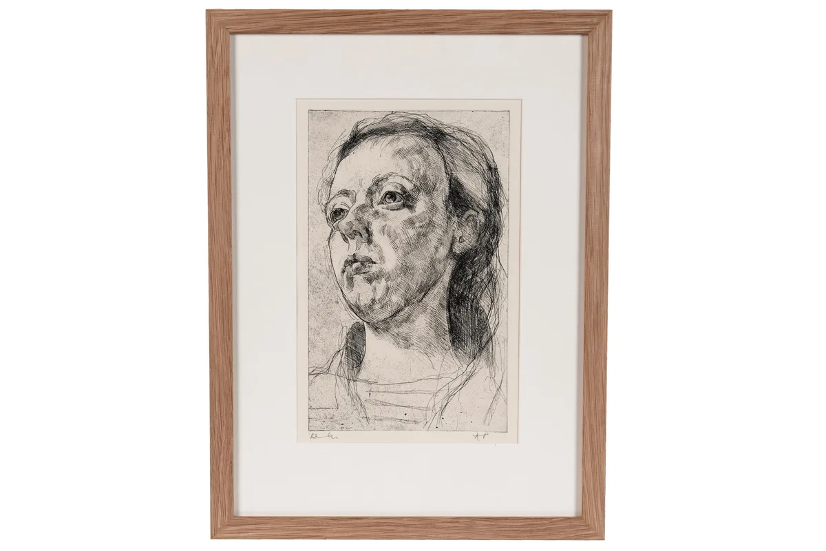 Anthony Connolly, Portrait of a Woman, etching