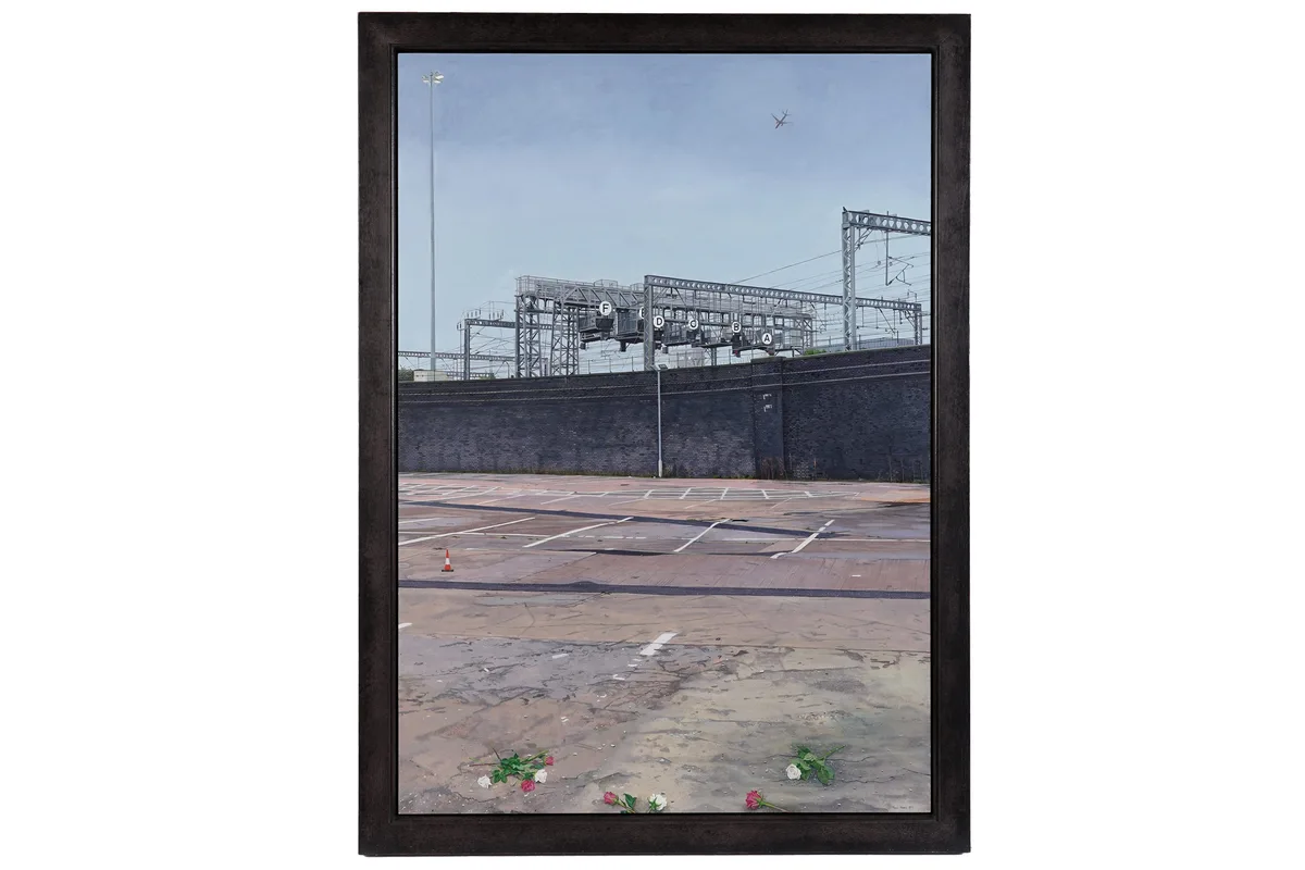 Tony Noble, Too Many Tragedies, too many crimes, oil on board