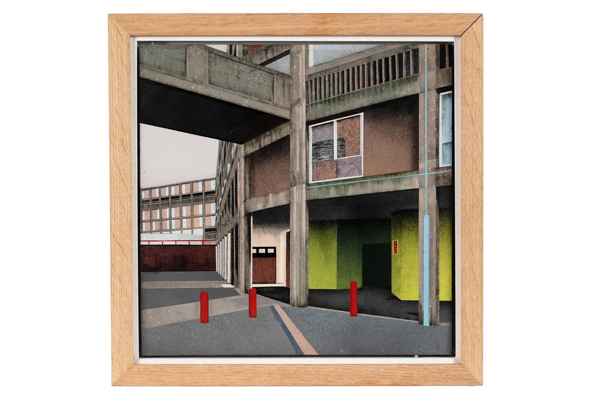 Mandy Payne, Great Expectations, mixed media on concrete