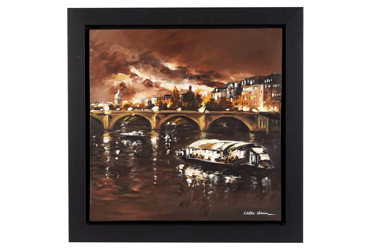 Csilla Orban, Seinne Reflections, oil on canvas