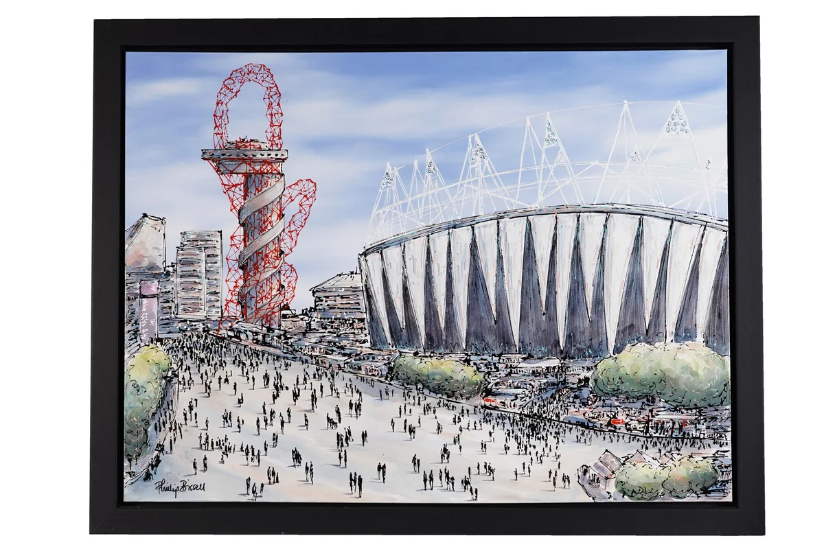 Phillip Bissel, Olympic Park, acrylic on canvas