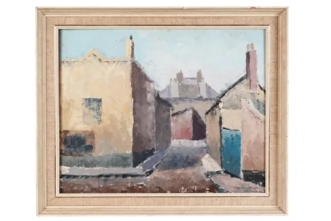 Joyce Mary Tully, The Cul De Sac, oil on canvas laid on board