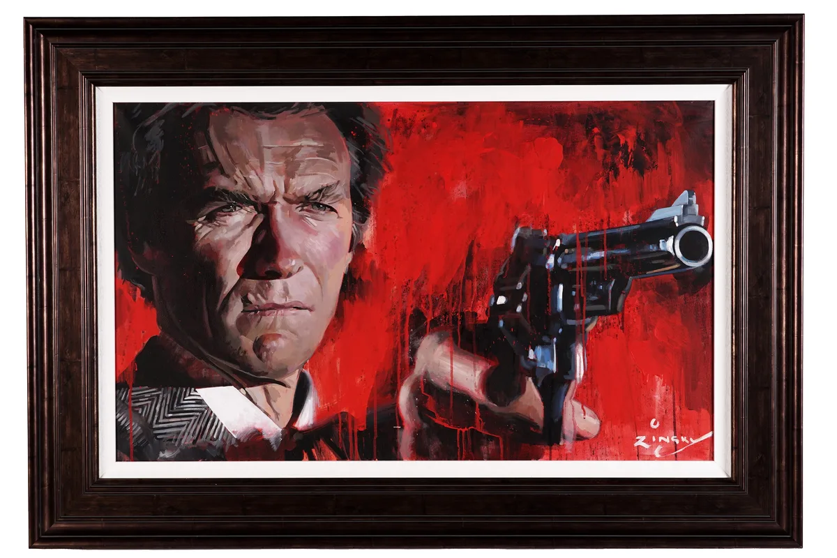 Zinsky, Dirty Harry, acrylic on canvas
