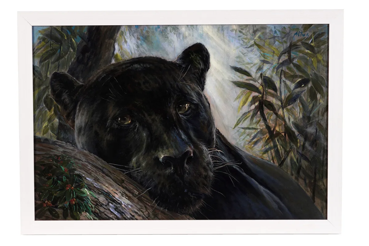 Altus, Panther, oil on canvas