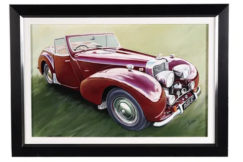 Roz Wilson, Jaguar, oil on canvas