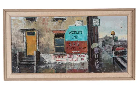 Joyce Mary Tully, Worlds End, oil on canvas