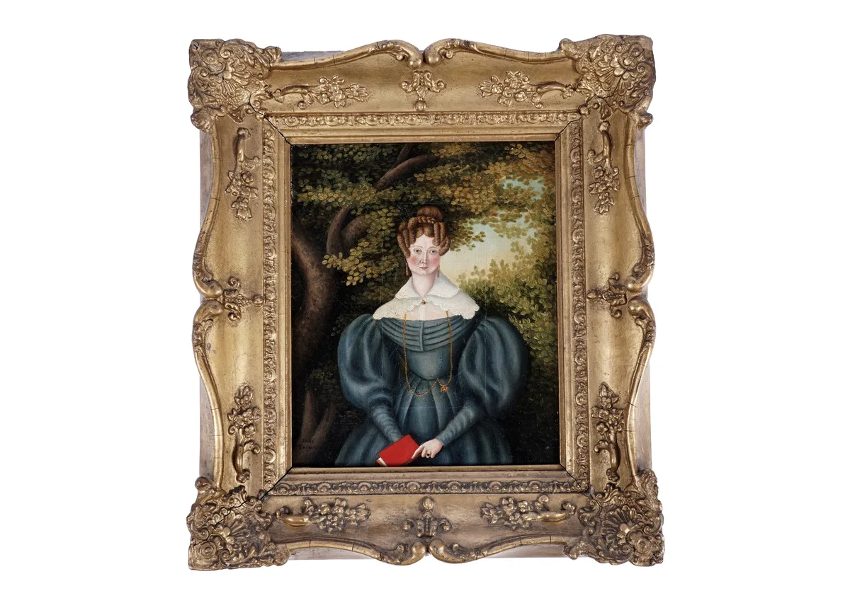 Jane Thompson, Portrait of Eleanor Wallace Stalker, oil on canvas