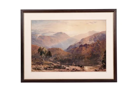 A river in the highlands by Thomas Miles Richardson, watercolour on paper, sold Mar 2026