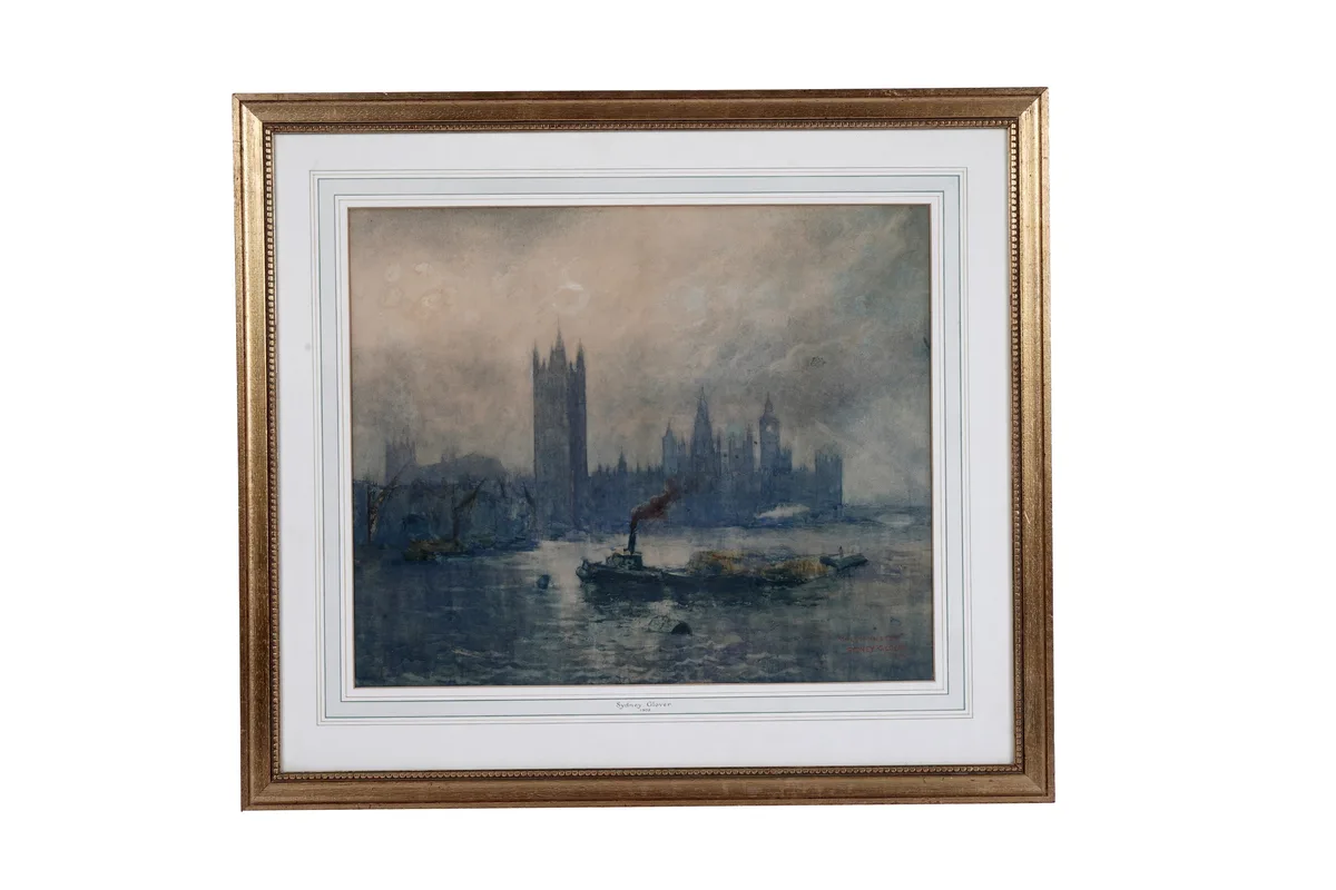 Sydney Glover, Westminster, watercolour.