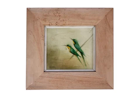 Claire Harkess, Little Bee-eaters, watercolour on paper
