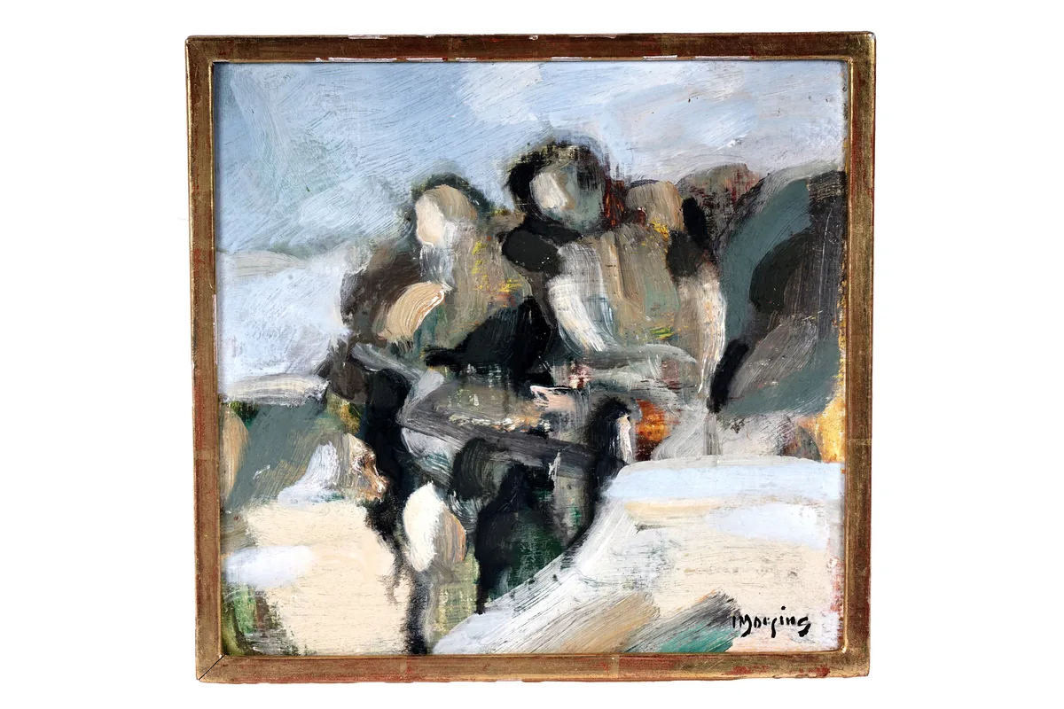 Ivar Morsing, Paret / The Couple, oil on board