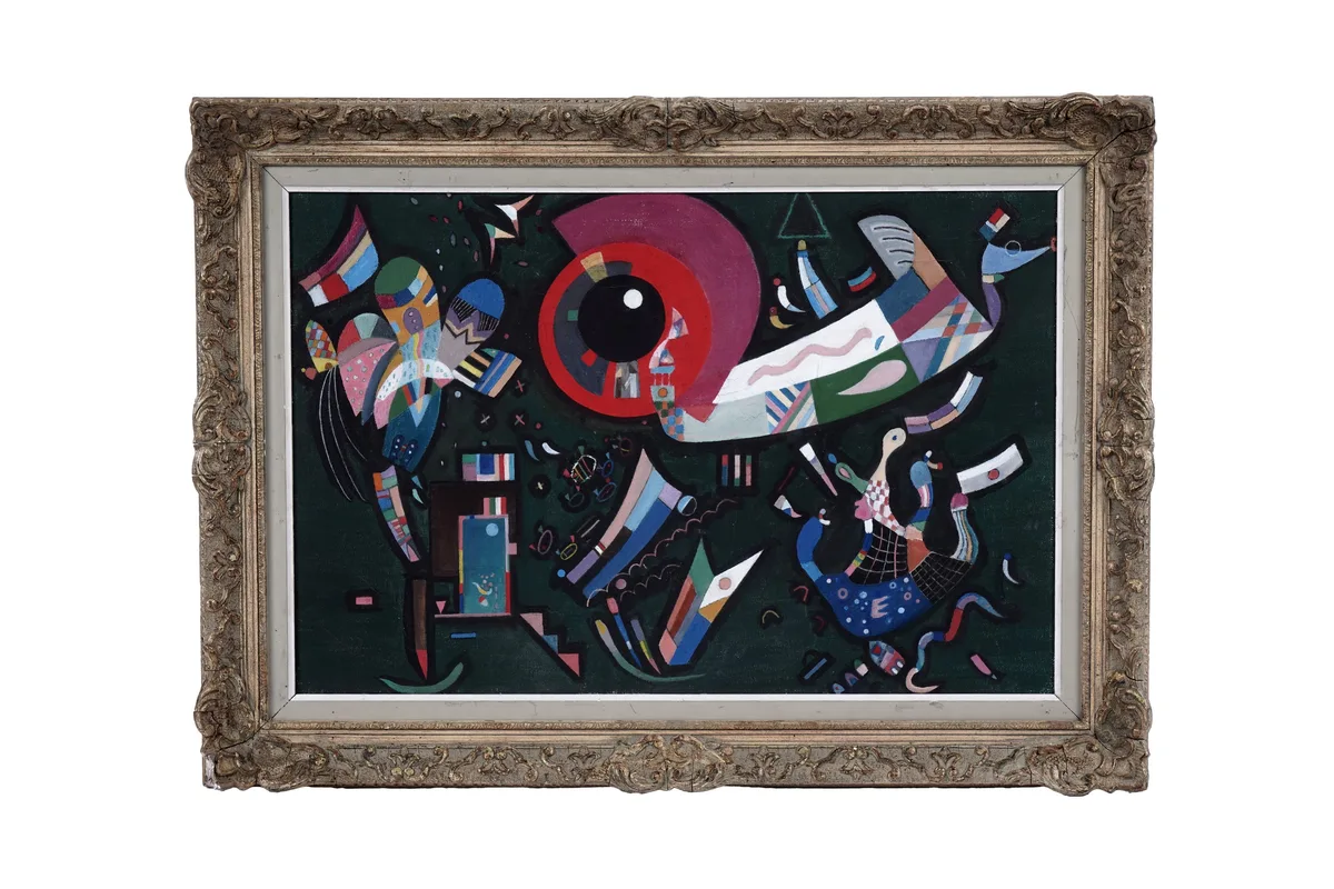 Alexander Pichugin, In Memory of Kandinsky, oil on canvas