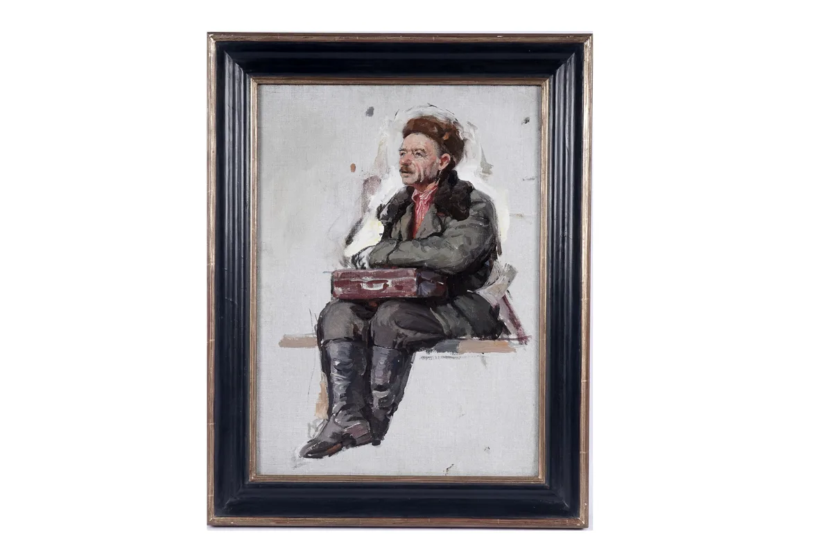 Yaroslav Nikolaev, Study for a Painting, oil on canvas