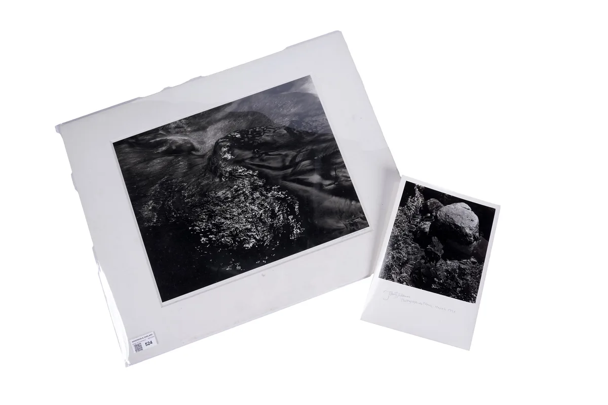 John Blakemore, two studies of water, gelatin silver print