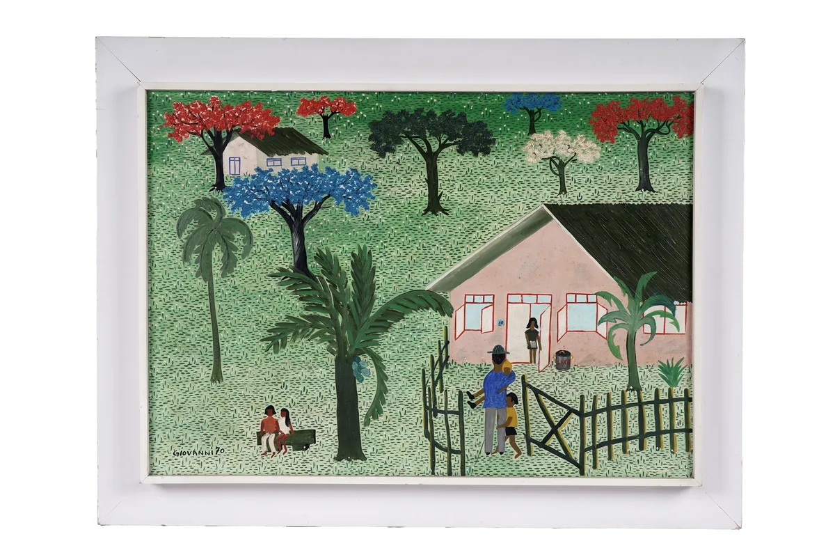 Giovanni Brasil, Alegria do Casal, oil on board