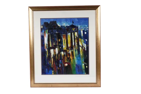 Anthony Marshall, Theatre Royal, Newcastle, oil on board