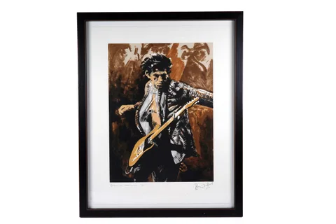 Ronnie Wood, Before They Make Me Run, pencil signed and titled to the margin