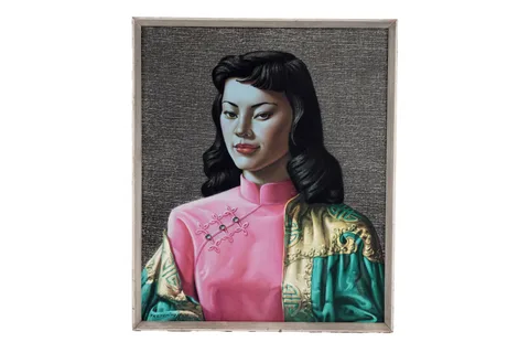 Vladimir Tretchikoff, Miss Wong, print on board