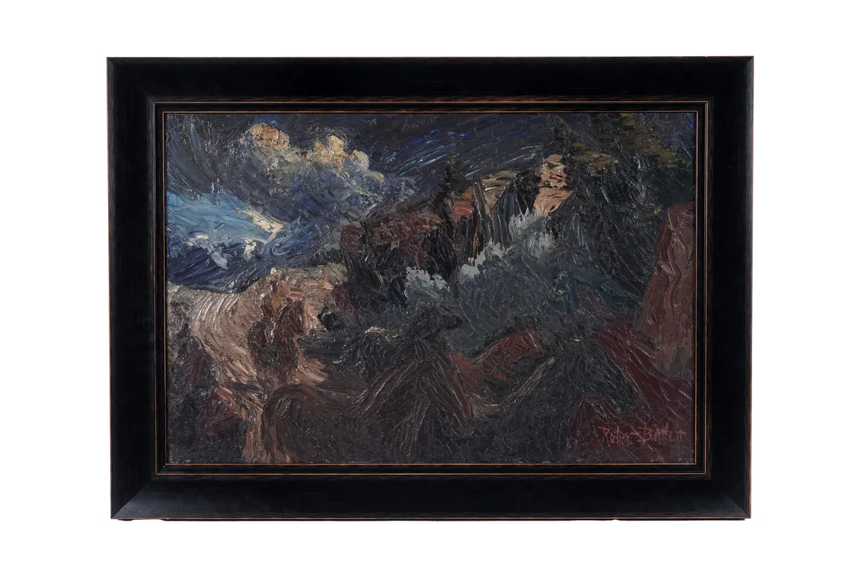 Robert Bartlett, Real Life Western, New Mexico, oil on canvas