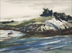 Andrew Wyeth, Coming Storm, watercolor on Arches paper