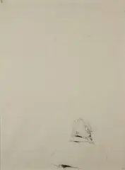 Andrew Wyeth, Walking in Her Cape Coat, 1974, pencil on paper