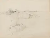 Andrew Wyeth, Erickson's Back Shed, pencil on paper