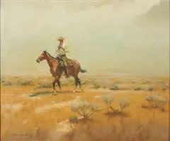 Jack N. Swanson, Rolling One No. 4, 1960, oil on canvas
