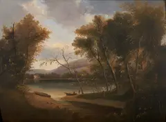 Samuel Lancaster Gerry, Jamaica Pond, oil on panel