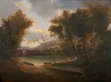 Samuel Lancaster Gerry, Jamaica Pond, oil on panel