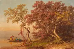 William Thompson Russell Smith, Trees on the Pennypack, 1895, oil on canvas