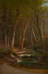 Edward Hill, Trout Brook, North Woodstock, New Hampshire, oil on canvas