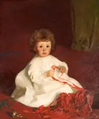 Charles Hopkinson, Portrait of a Baby (Thornton Lothrop Coolidge), oil on canvas