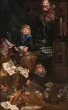 Pinckney Marcius-Simons, The Little Rascals, oil on canvas
