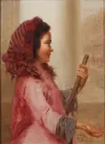John George Brown, A Successful Appeal, 1863, oil on board