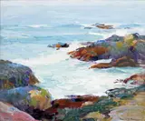 Emile Gruppé, Rocky Cove, oil on canvas