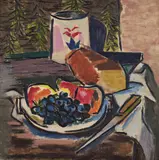 Karl Knaths, Still Life with Fruit and Bread