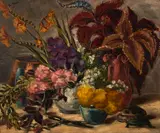 Ben, Flower Arrangement, 1941, oil on canvas