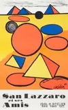 Alexander Calder, San Lazzaro et Ses Amis (1977, Color lithographic poster; signed within the matrix; published by XXe Siècle, Paris, 1976