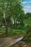 Pasquale, Peaceful Summer Day, 1940, Oil on canvas