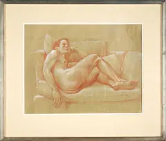 Michael Bergt, Darren Sideways, 2001, 13 1/2" x 17 1/2" sight size, 21 1/4" x 25" frame size