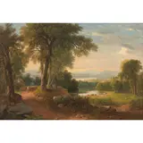 Asher Brown Durand, A Quiet Afternoon, circa 1850, oil on canvas