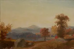 Mt. Kearsarge by William Tolman Carlton, indistinctly signed or inscribed and titled (in pencil on the reverse); indistinctly inscribed (on the top edge of the r, offered Jan 2025
