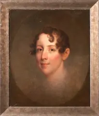 Gilbert Stuart, A Pair of Portrait Studies, oil on panel