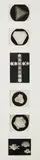 Wilson Bentley, Group of six Snowflake photographs, c. 1900, Six gelatin silver prints; framed. (6)